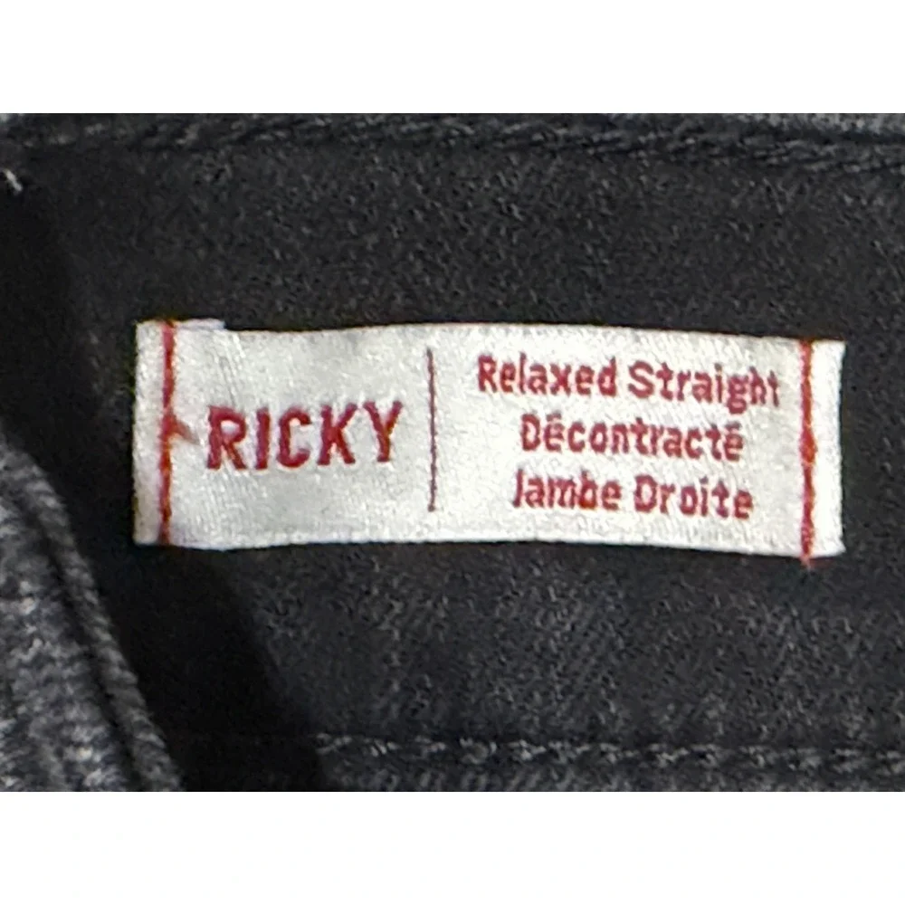 True Religion Ricky Mens Denim Black Jeans Tag Size 34